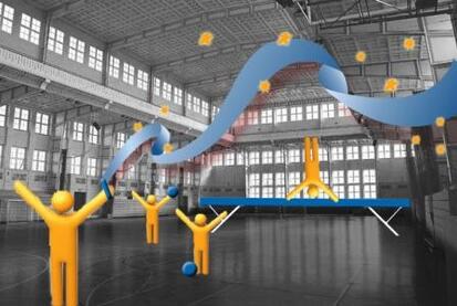 Collage zum Thema "Zauberhaft aktiv". Dargestellt sind sportliche Figuren in der Erns-Grube Halle. Collage zum Thema "Zauberhaft aktiv". Dargestellt sind sportliche Figuren in der Erns-Grube Halle.