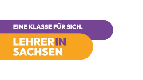 Grafik: Marke für Kampagne Lehrergewinnung in Sachsen.