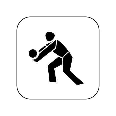 Grafik: Icon für die Sportart Volleyball.