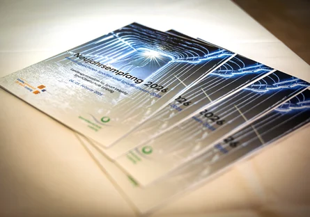 Foto: Informationsbroschüre zum Neujahresempfang 2025.